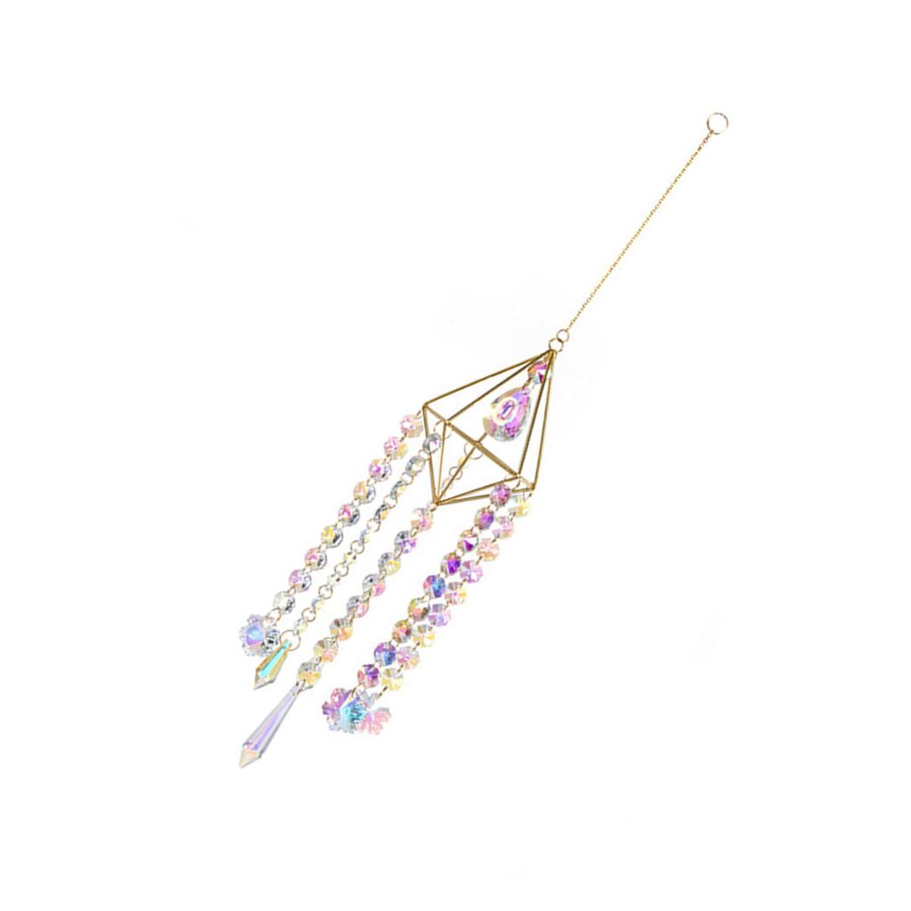 Crystal Suncatchers Window Hanging Ornament Prism Wind Chimes Pendants for Indoor and Garden Outside Wedding Decors