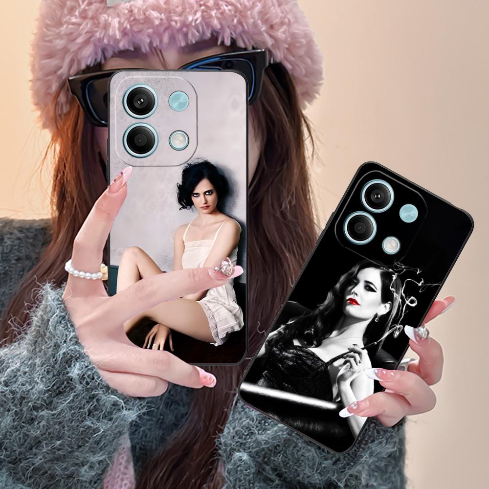 Eva Green Matte TPU Mobile Phone Case for POCO F8 F7 F6 F5 F4 F3 F2 Pro GT C75 C71 C65 C61 C40 Pro Ultra Colorful Cover