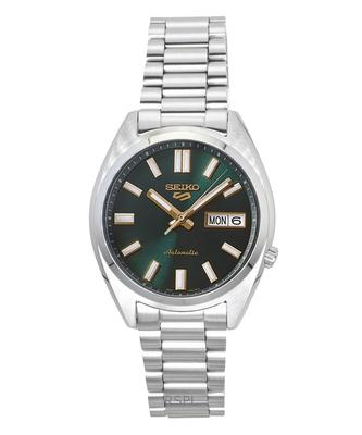 5 Sports SNXS Stainless Steel Green Dial Automatic SRPL57K1 100M Men's Watch