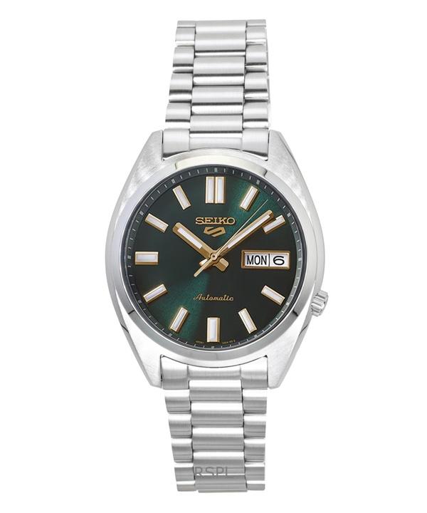 

Seiko 5 Sports SNXS Нержавеющая сталь Зеленый циферблат Автоматический SRPL57K1 100M Мужские часы зелёный