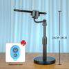 Multifunctional Phone Stand for Overhead Shooting, Live Streaming, E-commerce, Fill Light, and Anti-shake Still Life Photography.