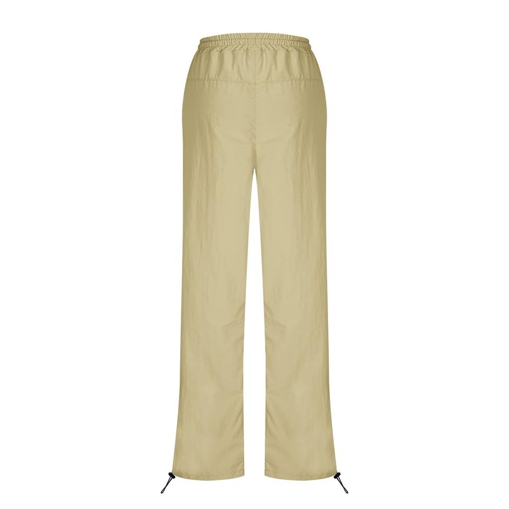 Women's Hiking Pants Waterproof  Sweatpant Elastic Waist Zipper Multi-Pocket Casual Sports Trouser