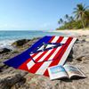 1pc Football Team (74) Beach Towel, Beach and Seaside Swimming Pool Equipment, Fashion Pattern, Rectangular, Travel Essentials