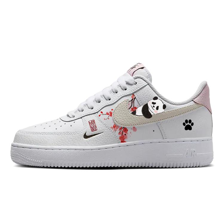 

Nike Air Force 1 Slip Resistant, Abrasion Resistant, Lightweight Low top Skateboard Shoes Women s White Pink HF9992-100(Team56-) 36