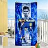 Messi Customizable Name Beach Towel Super Soft & Absorbent Suitable for Sports Travel Swimming Yoga Bathroom Beach And Pool