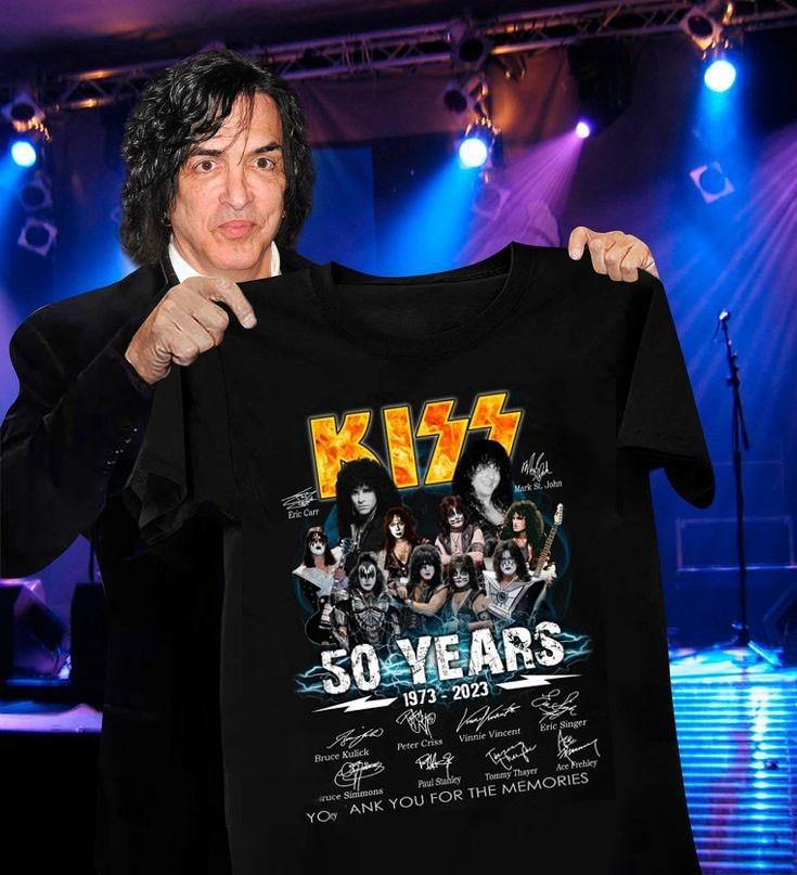 Kissmas band Ace Frehley member 50 Years 1973-2023Shirt Unisex S-5XL SG751 Unisex T-Shirt XXL