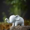 Yizi Elephant Bonsai Micro Landscape Animal Ornaments for Fish Tank or Tea Room Decor.