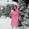 Women's New Mid-length Hooded Cold Lightweight Thickened Padded Warm Loose High-quality Fabrics Casual Sports Cotton Clothing