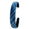 Checkered Wide Headband Adjustable Hair Styling Accessory For Women Girl Comfortable Daily Use All Matching Headpiece