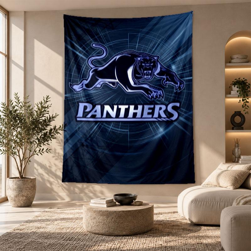 Decorative Tapestry,Penrith Panthers Printed Wall Art, Lightweight Wall Hanging For Bedroom Background