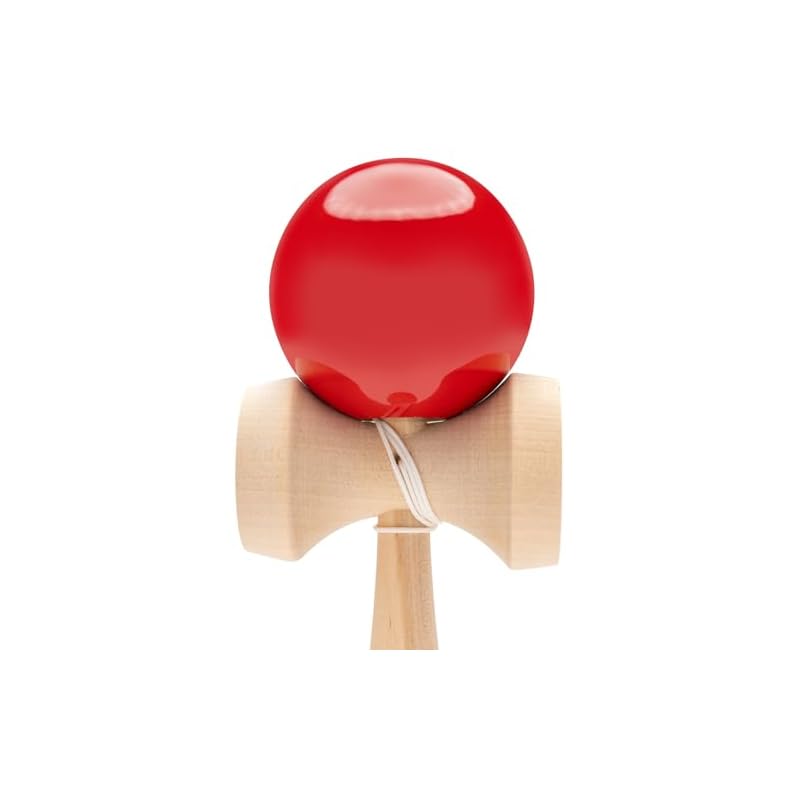 Kendama Master Takumi 16-2 Competition Kendama (Red) Certified by the Japan Kendama Association, Wooden