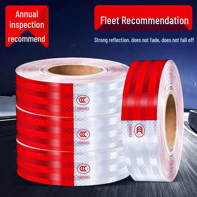 Zhunhang High-Brightness Reflective Vehicle Warning Stickers, 120 Pcs