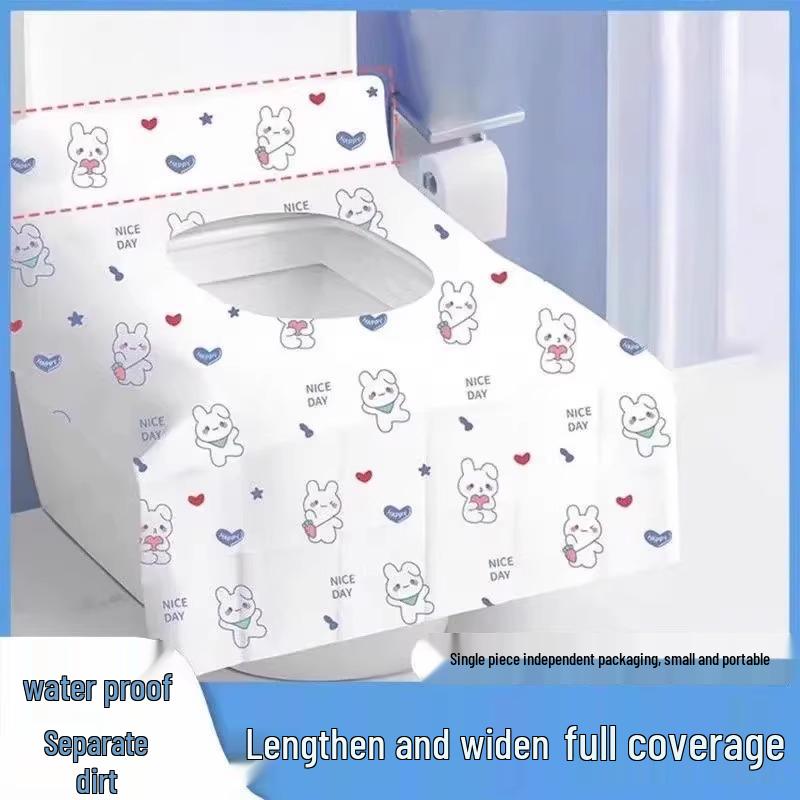Disposable Waterproof Toilet Seat Covers - Travel, Hotel, Home, Hospital Use