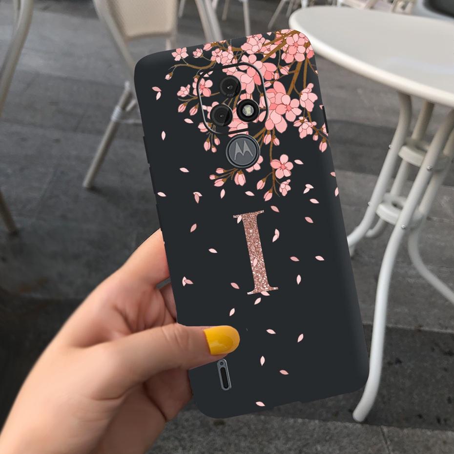 Luxury Letter Phone Case For Motorola Moto E7 E7i Power Moto E7 Plus 2020 Soft Black Silicon Cases For MOTOE7 E 7 7i Powe E7plus
