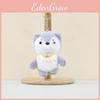 Cute Grey Shiba Inu Plush Keychain Soft Animal Toy Perfect For Couples And Friends