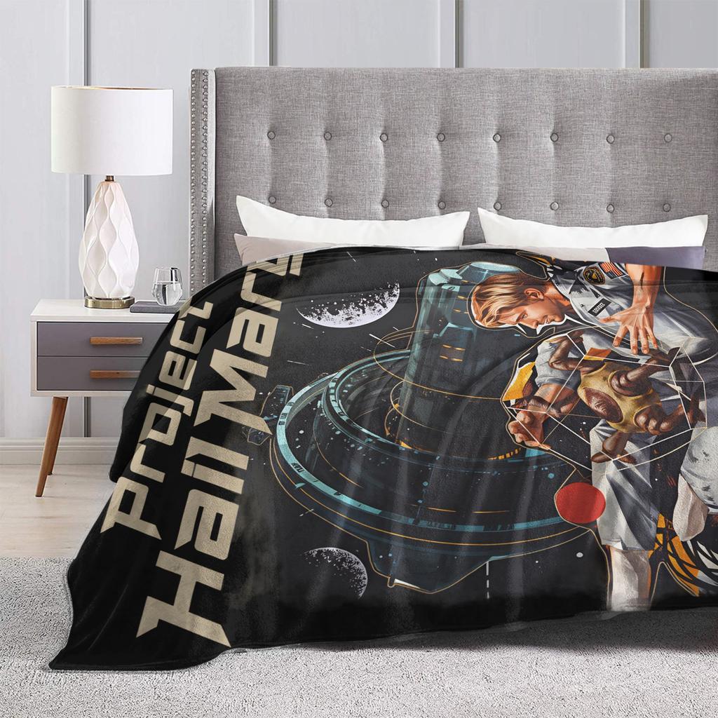 Soft Cozy Blanket Plane Travel Project Hail Mary 2026 Bedding Throws Print Bedspread For Living Room