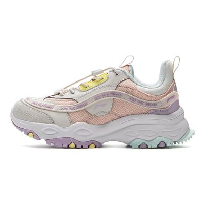 Li Ning Kids Sports Lifestyle Series Synthetic Leather Fashion Non-Slip Anti-Kick Shock Absorption Low-Top Casual Shoes Kids Casual Shoes YKCU192-2
