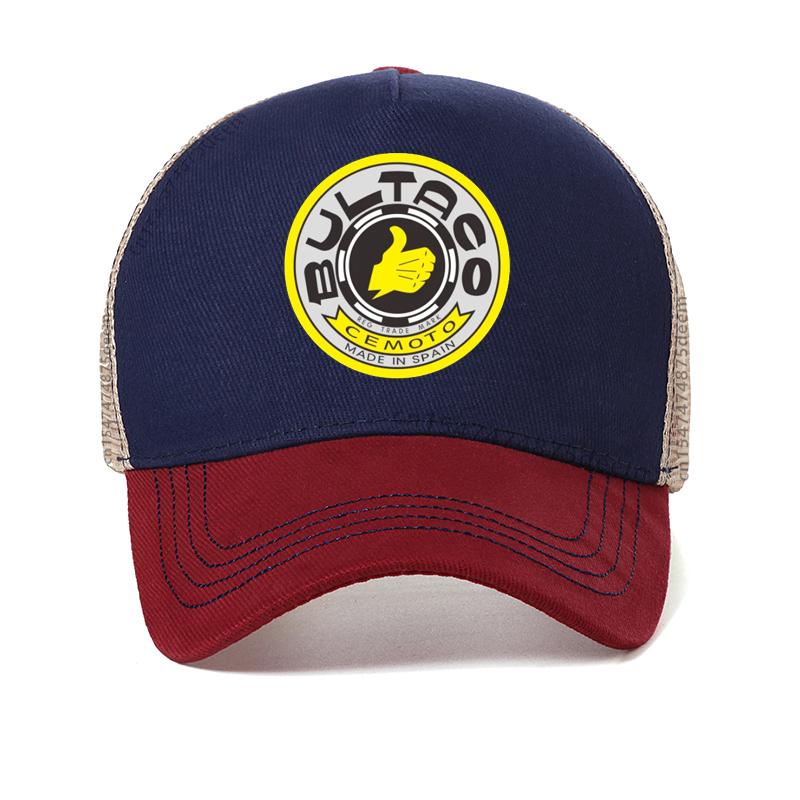 Bultaco Cemoto Motorcycles men hat summer fashion brand baseball cap casual cool Mesh breathable Snapback hats Garros