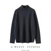 Women's Thick Wool Turtleneck Sweater - Loose Fit, Plus Size, Autumn/Winter Trendy Style.