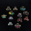 Random Color Women Vintage Gifts Butterfly Crown Mini Hair Clip Resin Hairpins Claw Barrette