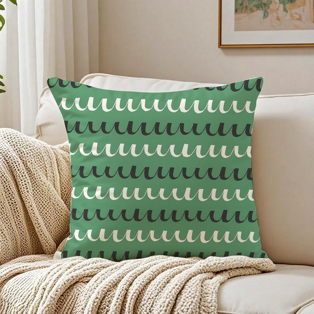 Modern Art AAriana Martin New British Pattern Cushion Cover Linen Pillowcase Soft for Sofa Bed Home Room Decor