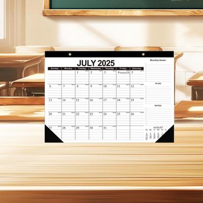 2025-2026 Schreibtischkalender, Klassenzimmerkalender 18 Monate Einzugsgeschenk Hängeplaner für