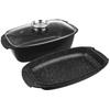 Granite roaster with lid 3in1 GRANDE 5 l, 39x22 cm
