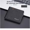 New Men's Short Wallet European American Business Multi Slot Soft With Zipper Coin Purse