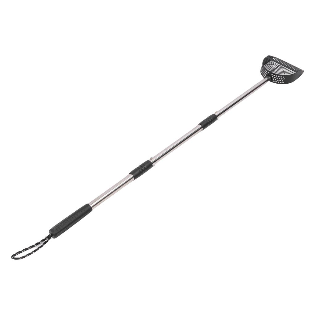Cat Litter Scoop Detachable Long Handle Stainless Steel Half Round Cat Litter Scooper for Beach Cat