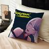Anime C-Cyberpunk E-Edgerunners Pillow Cover Sofa Cushion Cover Home Room Decoration Children Gift