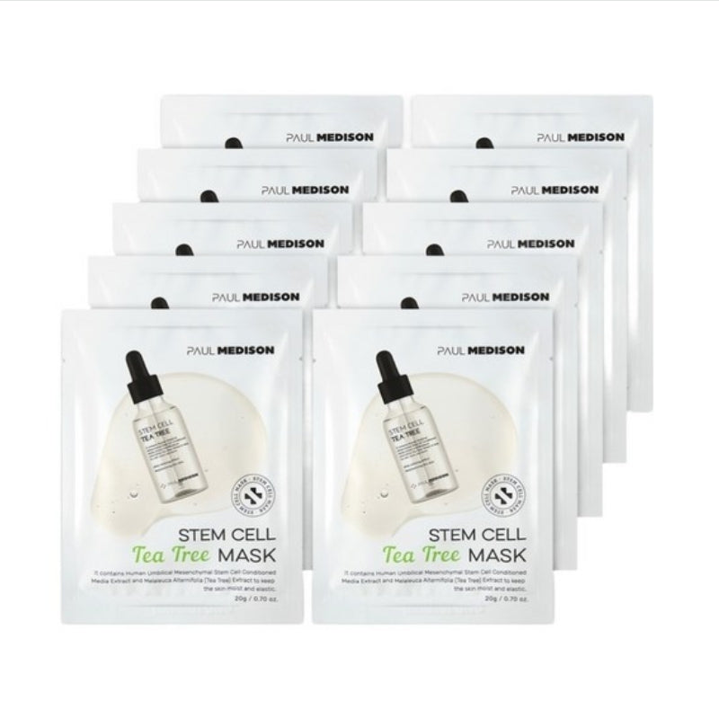 

Paul Medison Stem Cell Tea Tree Mask Pack 20g*10ea/20ea 10ea