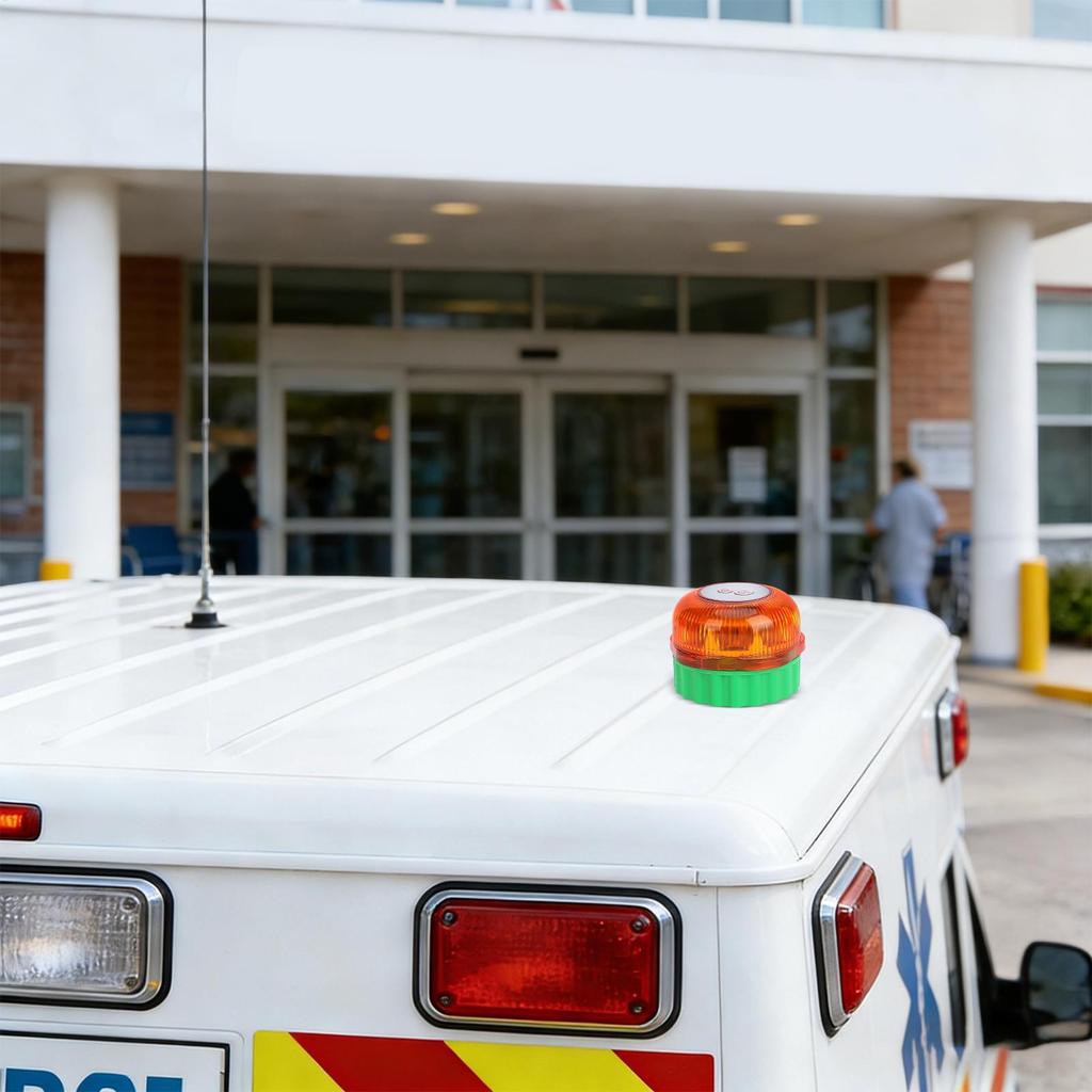 Car Magnetic LED Strobe Lights Auto Emergency Flashing Safety Lights Road Trip Night Driving Gear for SUV RV, Fleet & Enthusiast