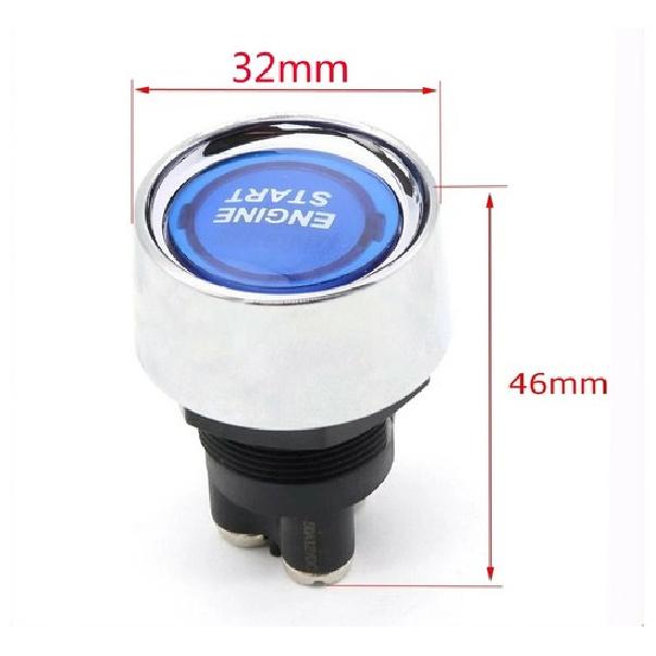 Universal 12V Car Illuminated Engine Start Stop Switch Push Button Race Starter