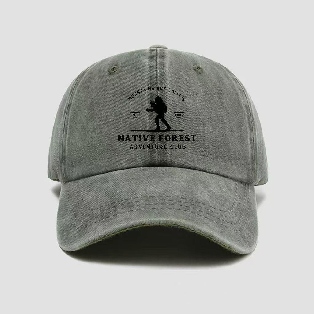 Unisex Leśna Przygoda Czapka Baseballowa - Miękki Daszek Słoneczny