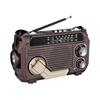 Solar Hand Crank Emergency Radio Rechargeable Waterproof Bluetooth-compatible Speaker AM/FM Solar Powered Radio
