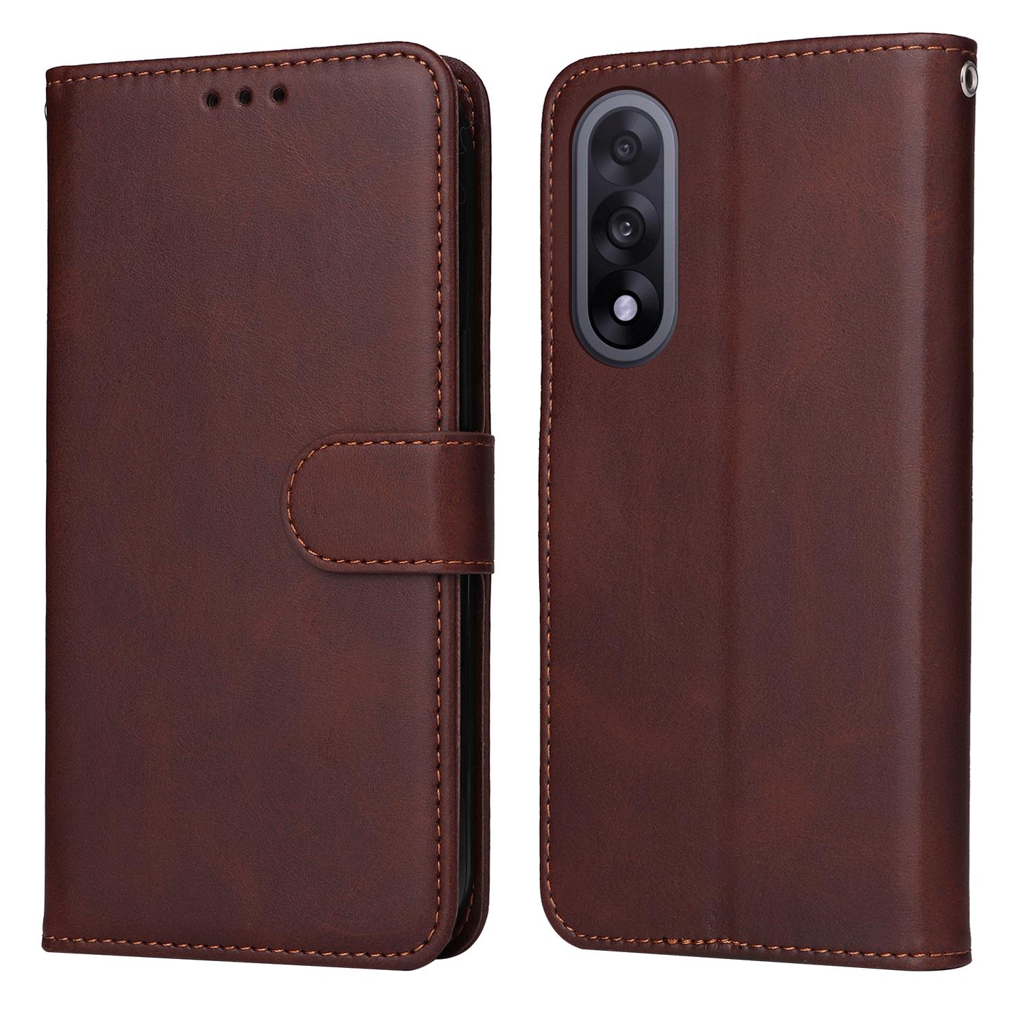 

For OnePlus Ace 5 Ultra 5G/OnePlus Nord 5 5G Case Wallet PU Leather Folio Flip Phone Cover Brown