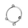 Garden Watering Sprayer Stainless Steel High Pressure Mist Sprinkler Head Garden Hose Nozzle Splitter Wide Angle