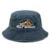 Malt Whiskey Bucket Hat Distressed Hats Cap Dinosaur Unisex Retro Outdoor Summer Beer Drink Cap Bob Panama Caps