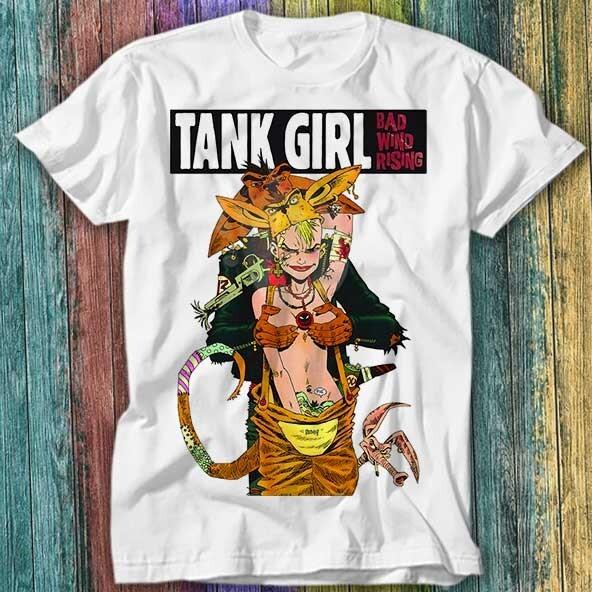 

Супер Сексуальная Непослушная Tank Girl Bad Wind Rising Футболка Топ Футболка 513 4XL
