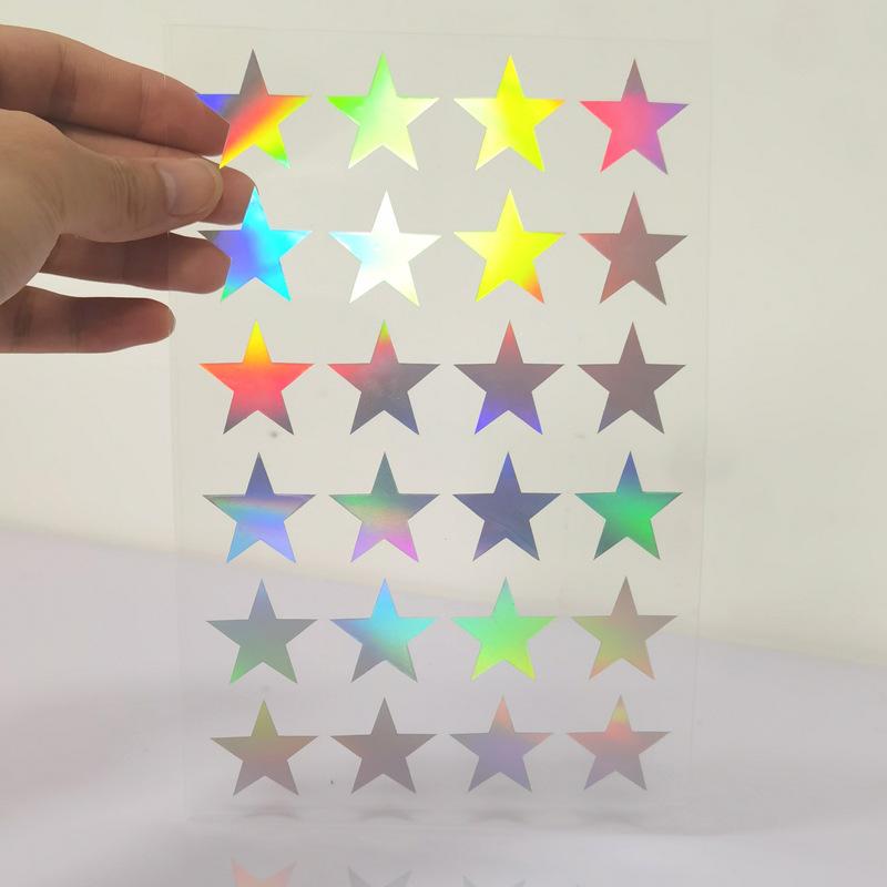 Crystal Love Star Sticker 3D Shiny Three-Dimensional Sticker Phone Notebook Diary DIY Decorative Scrapbook Sticker Girl Gift