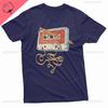 Men's Vintage Cassette Tape with Pencil T-shirt 80s 90s Born Nostalgic Birthday Gift Christmas Funny Tee Summer Summer Clothing