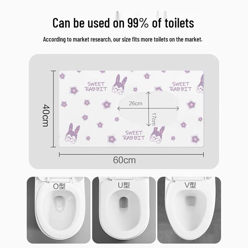 JAJALIN Disposable Travel Toilet Seat Covers