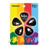 Beatles Guitar Meet The Pack of 10 D'Addario Picks, Beatles, Medium, 1CBK4-10B2,