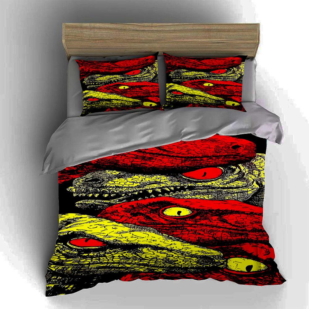 Reptilienaugen-Thema. Bettwäsche Bettbezug-Sets Bettbezüge Kissenbezüge Geschenke (1 * Bettbezug 2 * Kissenbezüge, ohne Bettdecke)