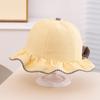 Wide Brim Kids Bucket Cap UV Protection Baby Fisherman Hat Children Sun Visor Hat  Outdoor