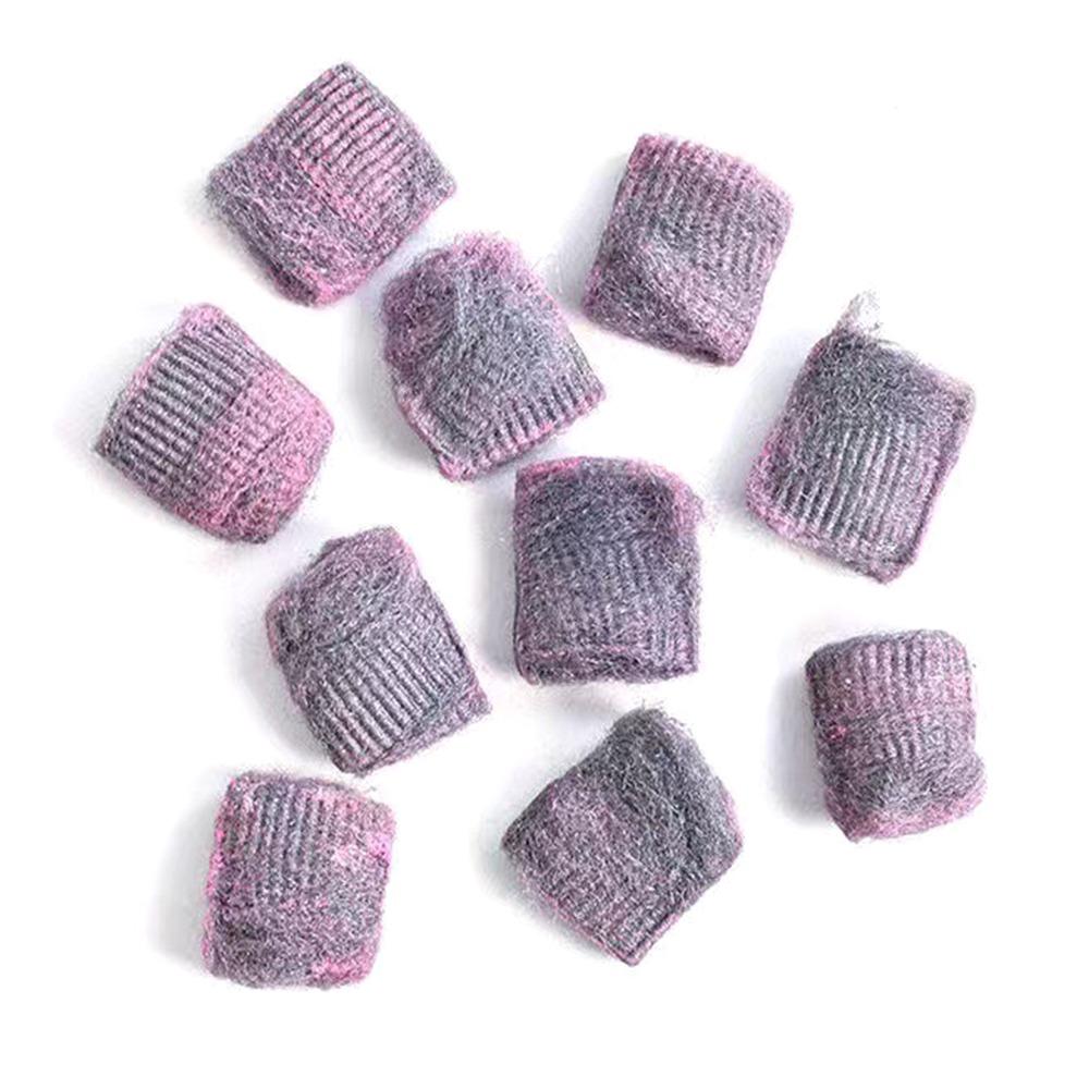 

10 шт. со встроенным мыльным порошком, стальной ватой, абразивными губками, чистящими губками, незаменимый кухонный аксессуар 10pcs