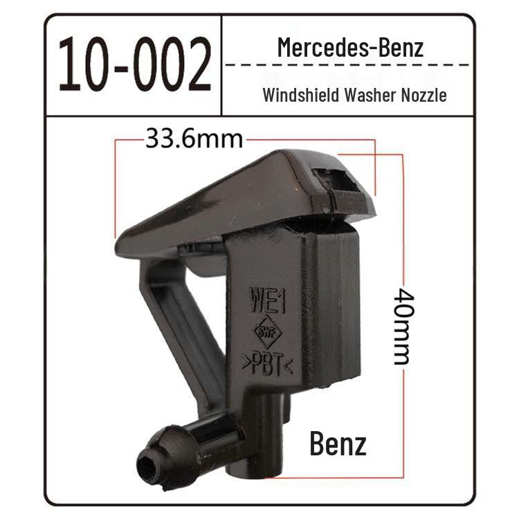 Compatible Windshield Washer Nozzle for Mercedes-Benz & Toyota