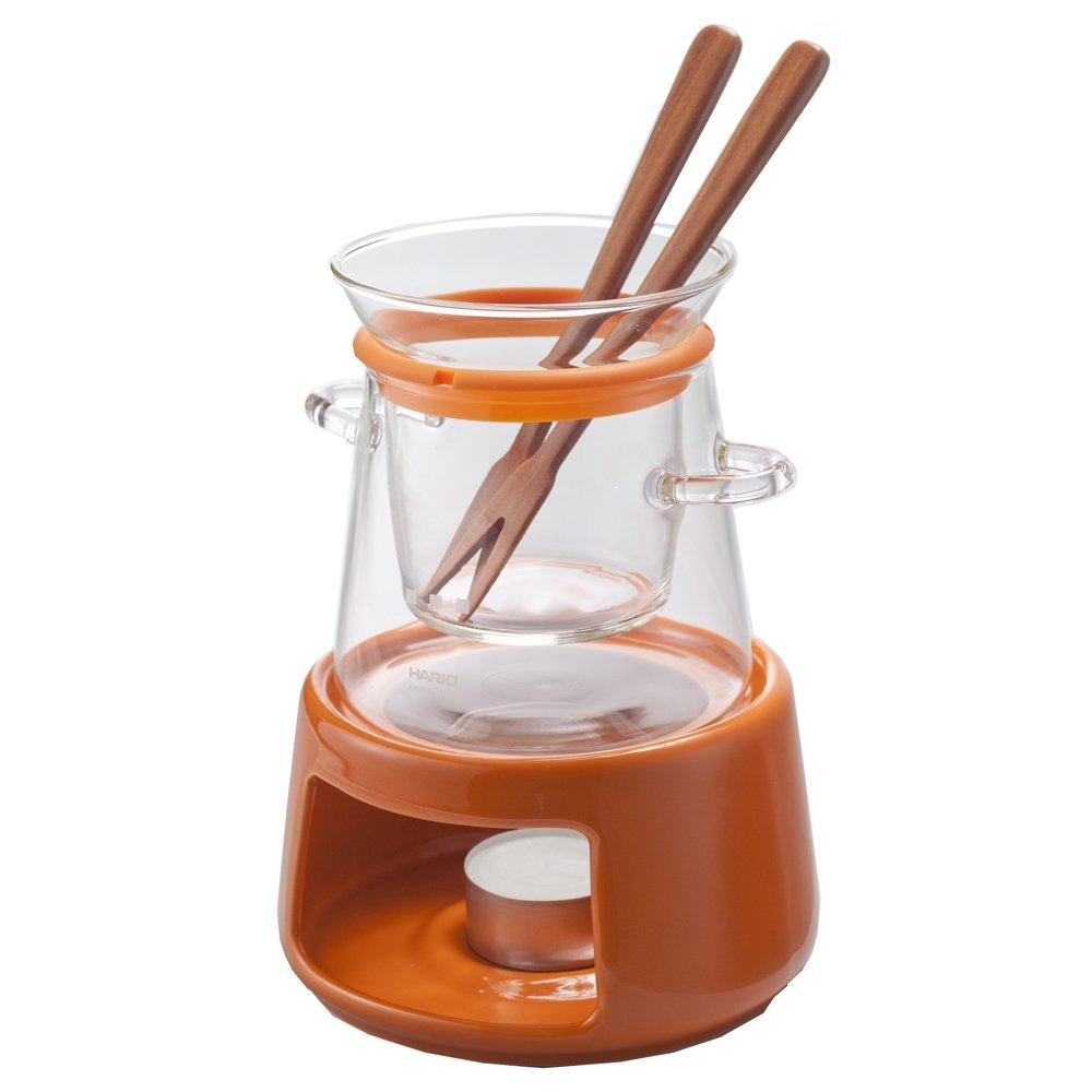 

Hario 3-way fondue pot orange FOPN-2OR