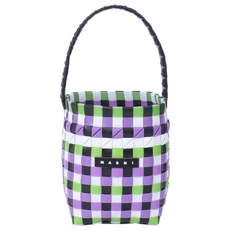 

Marni Logo Letter Design Polypropylene Shoulder Tote Bag Kids Kids bags Purple Green White M00332M00IWMW55F0M607 Basic Set (Bag+Dust Bag)