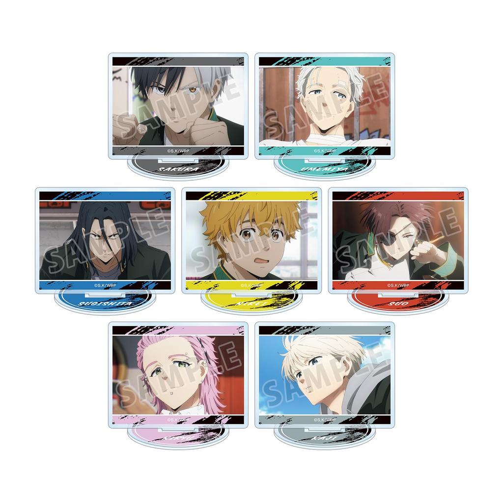TV Anime Trading Scene Acrylic Stand Box "WIND BREAKER" 7-piece